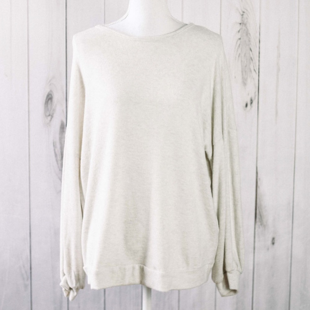 🎈Charley- oatmeal cage back top - Picture 4 of 8